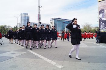 Семигорцы на параде в Краснодаре (1)