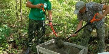 Молодые казаки Абинского района приняли участие в проекте "Тропа Бессмертия"