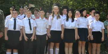 В Липкинских поминовениях, посвященных 160-летию подвигу казаков Георгиевского поста, участвовала казачья молодёжь Черноморского казачьего округа