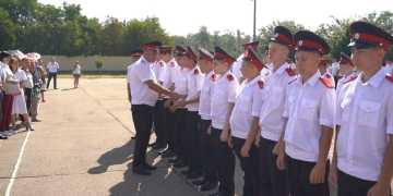 Торжественное построение «Трошевцев»