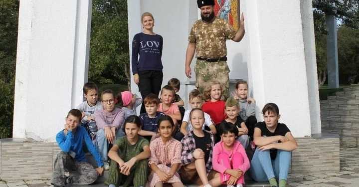 Патриотическое занятие с казачатами Белореченского района