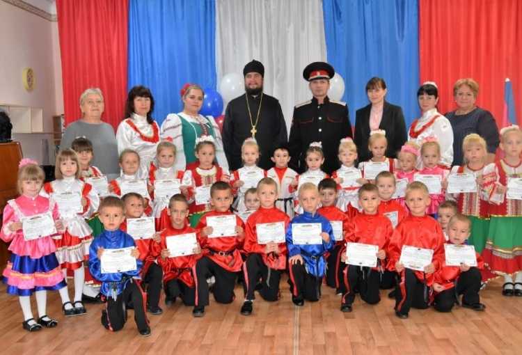 Посвящение в казачата в детском саду № 2 города Абинска