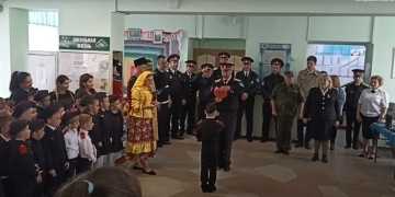 ученица казачьего класса МОБУ ООШ 81 города Сочи