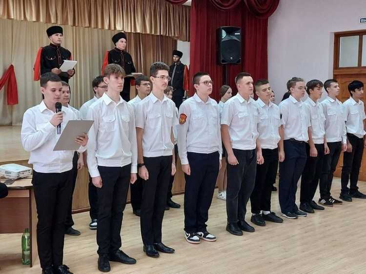 Студенты Кореновска стали участниками Союза казачьей молодёжи Кубани
