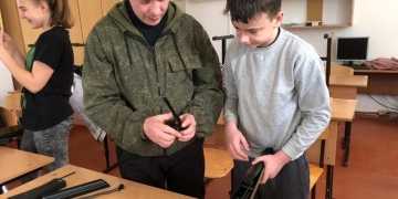 Занятие по сборке и разборке автомата