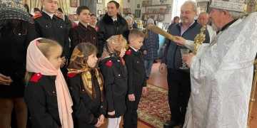 Первоклассников станицы Новопокровской посвятили в казачата