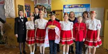 Заместитель председателя СКМК Эрик Грищук посетил школу имени Героя Советского Союза, казака Алексея Гусько