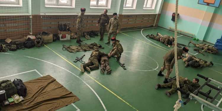 Казаки Павловского ХКО провели занятие по тактической медицине