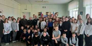 встреча представителей Курчанского ХКО с кадетами