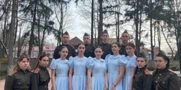 Ансамбль «Мужество» приняли участие в ежегодном районном конкурсе патриотической песни