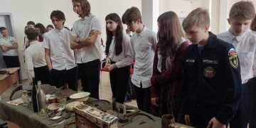 Казаки хуторского общества «Северный кордон» Лазаревского РКО провели урок мужества