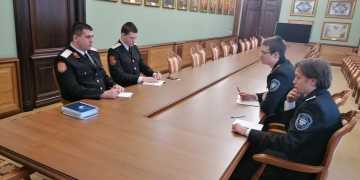 Председатель Союза казачьей молодёжи Кубани Владислав Кириченко встретился с членами казачьей сотни КубГУ