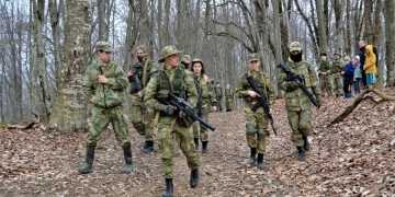 Состоялся военно-полевой выход воспитанников казачьего военно-патриотического клуба «Святогорец»