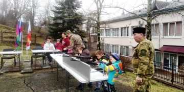 Учебные стрельбы для казачат