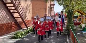 На территории детского сада N31 прошло торжественное шествие «Бессмертного полка»