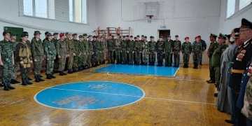 Открытие учебных сборов юношей 10 классов