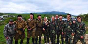 В г. Анапе прошла молодежная военно-патриотическая акция "Десант Славы"