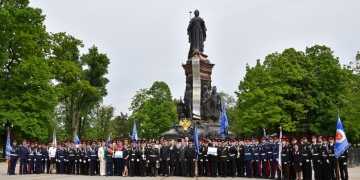 В столице Кубани состоялась торжественная церемония закрытия смотра-конкурса среди казачьих кадетских корпусов