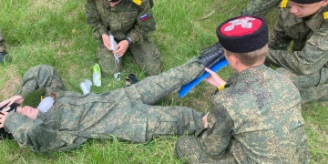 Активисты Курганинского отделения Союза приняли участие в игре «Зарница»