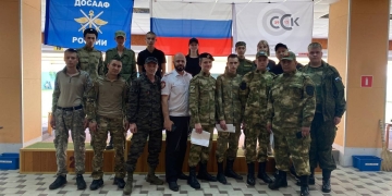 Активисты Союза казачьей молодёжи - студенты колледжа "Знания" побывали в спортивно-стрелковом клубе