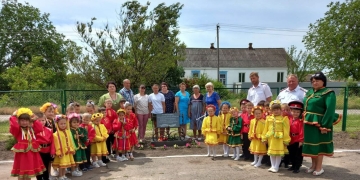 Открытие гранитной плиты Аллеи Памяти