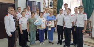 Воспитанники Церемониального отряда "Честь имею!" посетили тематическое мероприятие