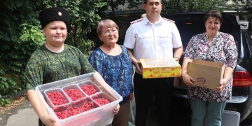 Гуманитарная помощь в военный госпиталь Краснодара