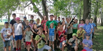 Казачата в МБОУ СОШ № 2 г. Тихорецка провели комплекс мероприятий, посвящённый закрытию лагерной смены