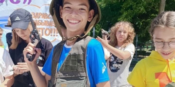 Казак Приморского хуторского общества Новороссийского РКО провел выставку оружия