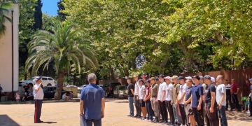 Казаки Хостинского районного казачьего общества проводили своих товарищей на срочную службу в вооруженные силы России