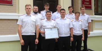 Руководителю Белоглинского отделения Союза Дмитрию Бредихину вручили Почётную грамоту ВСКО