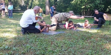 Совместно с военнослужащими пограничной службы были организованы «Летние стрельбы – 2023»