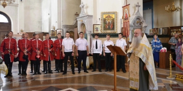 Союз казачьей молодежи принял участие в Литургии в день памяти равноапостольного князя Владимира