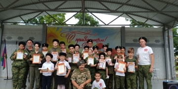 В Щербиновском районом казачьем обществе прошли соревнования