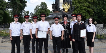 Владислава Кириченко наградили Почётной грамотой атамана Всероссийского казачьего войскового общества