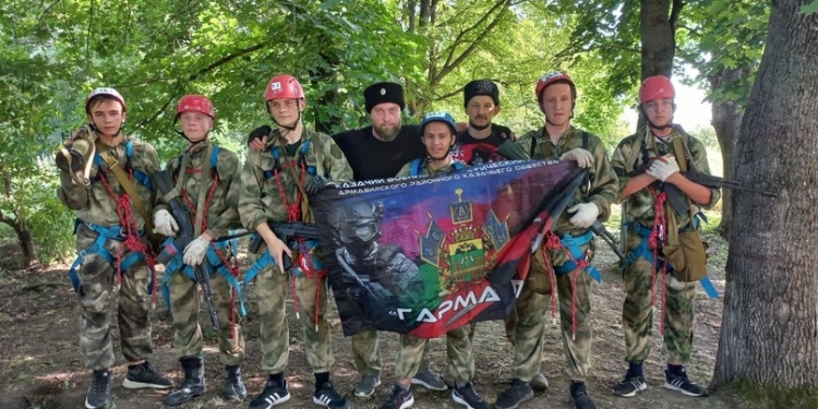 Военно-полевые сборы для казачьей молодёжи Лабинского казачьего отдела