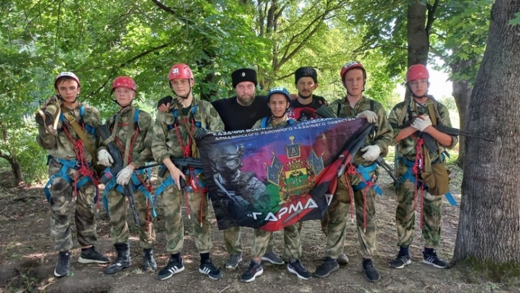 Военно-полевые сборы для казачьей молодёжи Лабинского казачьего отдела