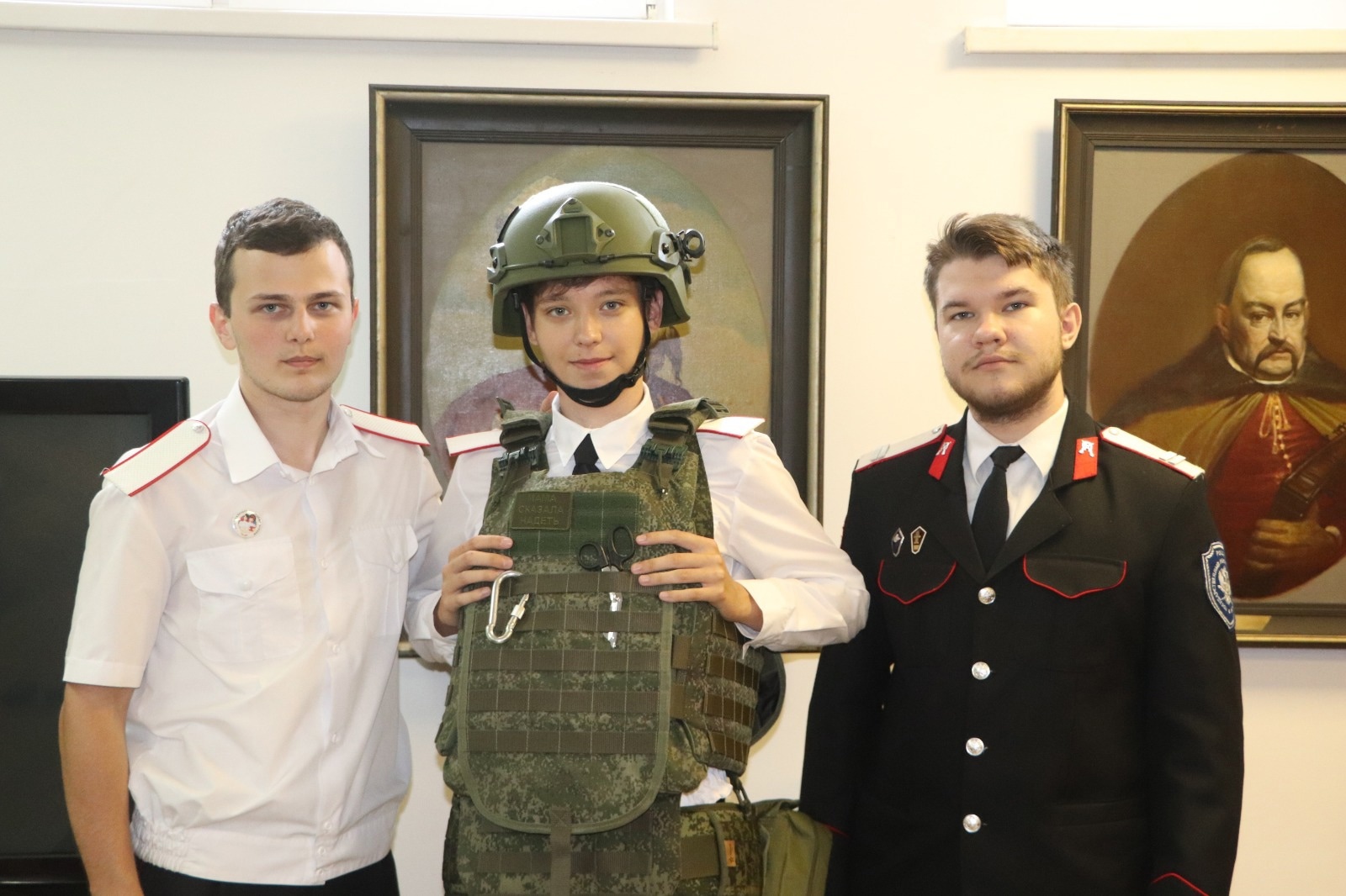 Встреча участника спецоперации и казачьей молодежи состоялась в Кубанском казачьем войске