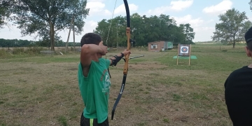 Казачата Ейского казачьего отдела и их наставники отметили День физкультурника