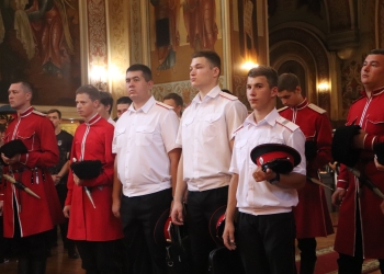 Казачья молодежь почтила память митрополита Екатеринодарского и Кубанского Исидора