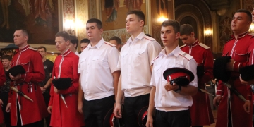 Казачья молодежь почтила память митрополита Екатеринодарского и Кубанского Исидора