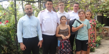 Представители краевого штаба Союза казачьей молодёжи Кубани навестили семью погибшего казака