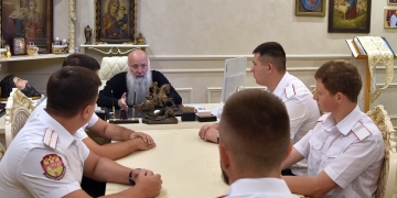 Рабочая встреча с казачьей молодёжью Кубанского казачьего войска