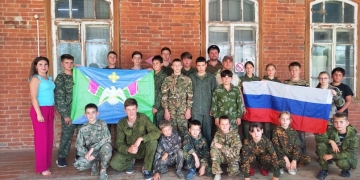 Участники СВО встретились с казачатами