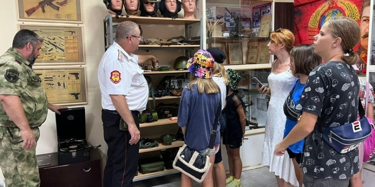 В музее посёлка Кудепста провели занятие для казачат