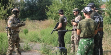 Военно-полевые сборы для казачьей молодёжи на полигоне КСК «Кубань»