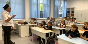 Для казачат станицы Голубицкой провели урок мужества