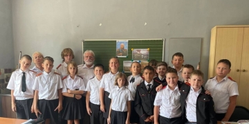 Казак-наставник провел занятие в День воинской славы России