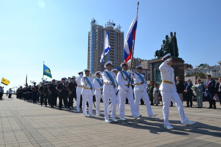 Казаки и казачата приняли участие в праздничных мероприятиях в День Новороссийска