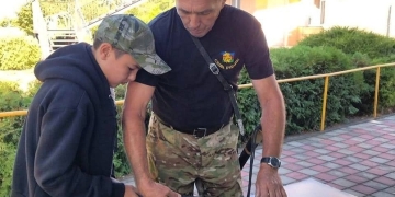 Темрюкские казаки провели занятия с детьми из реабилитационного центра